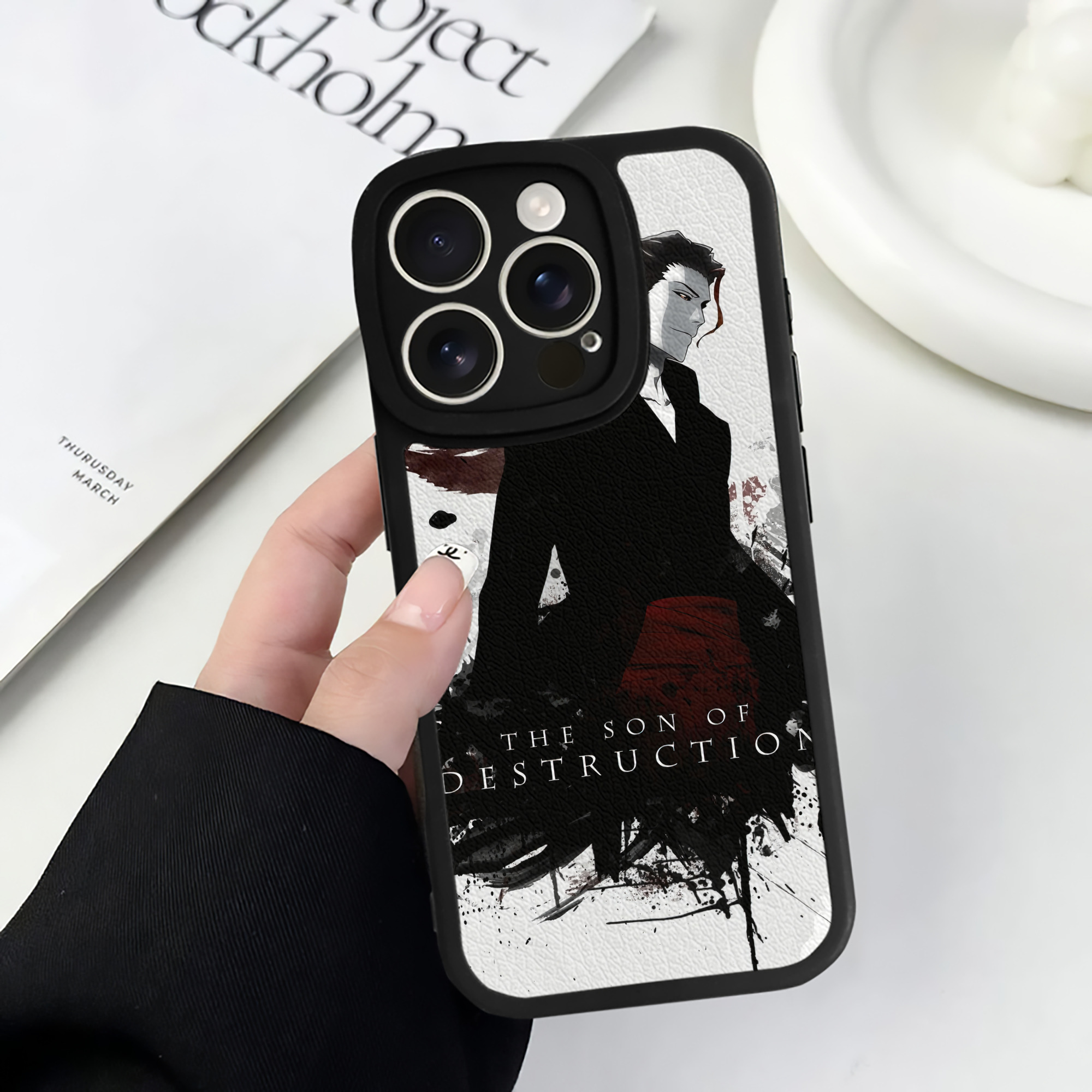 （画像用） ブリーチ BLEACH 【iPhone 16シリーズ対応】シリコンスマホケース（レザー調） 材質：シリコン